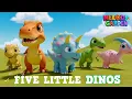 Download Lagu Five Little Dinos - Nursery Rhymes \u0026 Kids Songs - Melody Garden