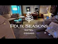 We experience the Winter Turndown service at Four Seasons Chicago bedroom suite room tour