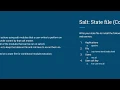 Learning SaltStack - salt state