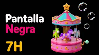 Música para Dormir Bebés Profundamente ⭐ Pantalla Oscura ⭐  Pantalla Negra para Dormir ⭐ Burbujas
