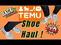 My First Temu Shoe Haul Cute Affordable Temu Shoe Finds Back To School Shoe Haul