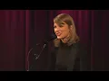 Taylor Performs "Wildest Dreams" at The GRAMMY Museum
