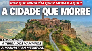 Por que esta cidade da Itália está DESAPARECENDO? Visitamos as principais joias medievais da Toscana