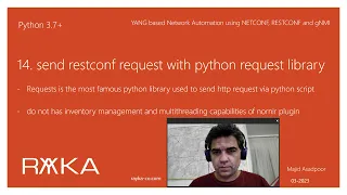 14 send restconf request with python request library