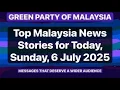 Download Lagu Top Malaysia News Stories for Today, Sunday, 6 July 2025