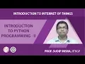 INTRODUCTION TO PYTHON PROGRAMMING-II
