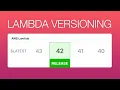 How to deploy a lambda function using versioning and aliases API Gateway