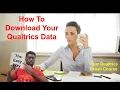 How To Download Your Data From Qualtrics