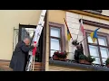 Download Lagu Foltyn tears down Ukrainian flags from the town hall in Cieszyn
