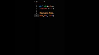 Python Keyword Arguments vs Positional Arguments