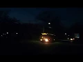 Night test New Jersey Transit MCI D4500 8010 on the 160