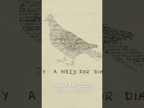 Our newly commissioned film "Touch AIR" by Amit Dutta, is an homage to the influential practice.
