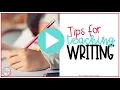 Writing tips and tricks