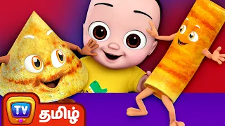 தோசையம்மா தோசை (Part 2)- Dosai Amma Dosai Song | ChuChu TV Tamil Rhymes in 4K for Kids #ChuChuTV100M