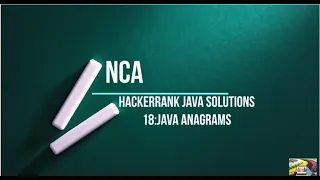 18 Java Anagrams Hackerrank java solutions
