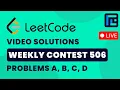 Leetcode Weekly Contest 506 Solutions - A to D by Devansh TLE Eliminators