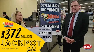 372 million Mega Millions ticket sold at Mentor Giant Eagle