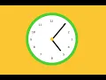 Animated Clock Using CSS Only Moving Clock Animation Effect