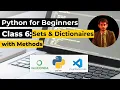 Sets and Dictionaries with Methods Class 6 Python Crash Course in English