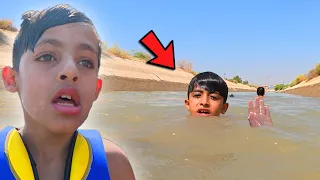 لاول مرة يطلعو للصيد 🎣 بدون ابوهم 😳