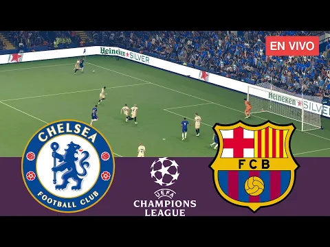 Video Thumbnail: 🔴Chelsea vs Barcelona EN VIVO⚽ UEFA Champions League 25/26 Partido completo - Videojuegos simulación
