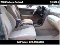 2003 Subaru Outback Used Cars Asheville NC