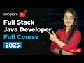 Full Stack Java Developer Course Full Stack Java Developer Tutorial for Beginners Simplilearn