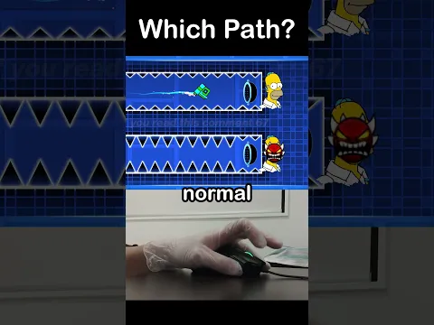 Geometry Dash PRO vs HOMER Paths For $1,000