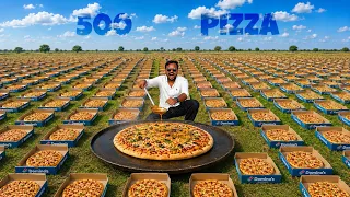 Profit Or Loss - Making 500 Pizza 🍕 In Our Town And Selling In Cheap Price -😁 पूरा शहर ही खाने आ गया