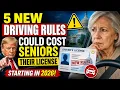 5 New Driving Rules in 2026 That Could Affect Seniors Licenses