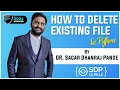 How to Delete The Existing File File Handling in Python Remove Function Deleting SDPGuruji