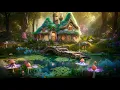 Enchanting Fairy Cottage in the Middle of the Forest - Music \u0026 Ambience 🌺🍄✨