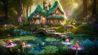 Enchanting Fairy Cottage In The Middle Of The Forest Music Ambience 