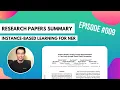 Instance-Based Learning for NER Research Papers Summary 009