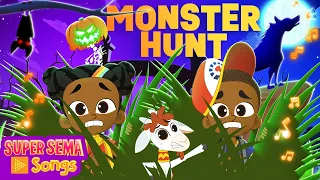 A Halloween Monster Hunt | Super Sema Songs for Kids