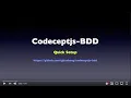 Quick Setup - Codeceptjs-BDD Framework Quick Start