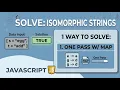 205 Isomorphic Strings - LeetCode JavaScript