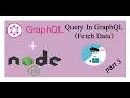 How to make Query in Grap L Fetch Data by Query Part 3