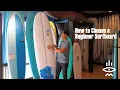How To Choose a Beginner Surfboard