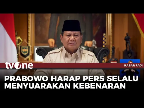 Pesan Presiden Prabowo di Hari Pers Nasional
