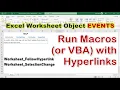 Trigger VBA Macro When Hyperlink Is Clicked in Excel