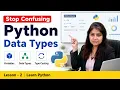 Python Data Types Explained for Beginners Variables Type Casting Lesson 2