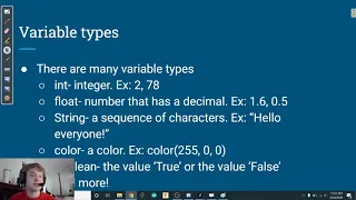 Processing Intro - Lesson 3 Variables