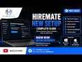 HireMate New Version Setup Complete Tutorial for Windows Mac