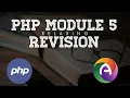 PHP Module 5 Revision 2017 Adm Syllabus Previous Question Paper Study Material Question Bank