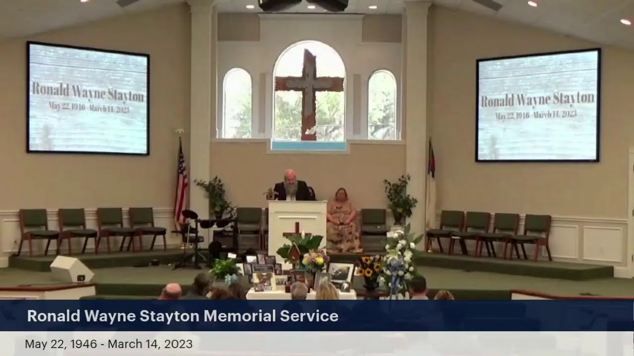 Ronald Wayne Stayton Memorial Service