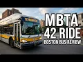 MBTA Route 42 Boston Bus Review JP to Malcolm X Park
