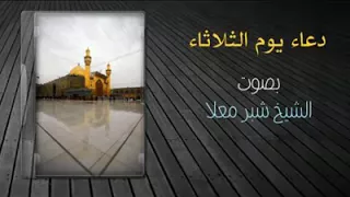 الشيخ شبر معله(  دعاء يوم الثلاثاء )