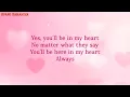 NIKI : You'll Be in My Heart (Lyrics Video)| ft. Phil Collins