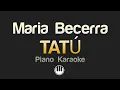 Download Lagu Maria Becerra - TATÚ (Karaoke)